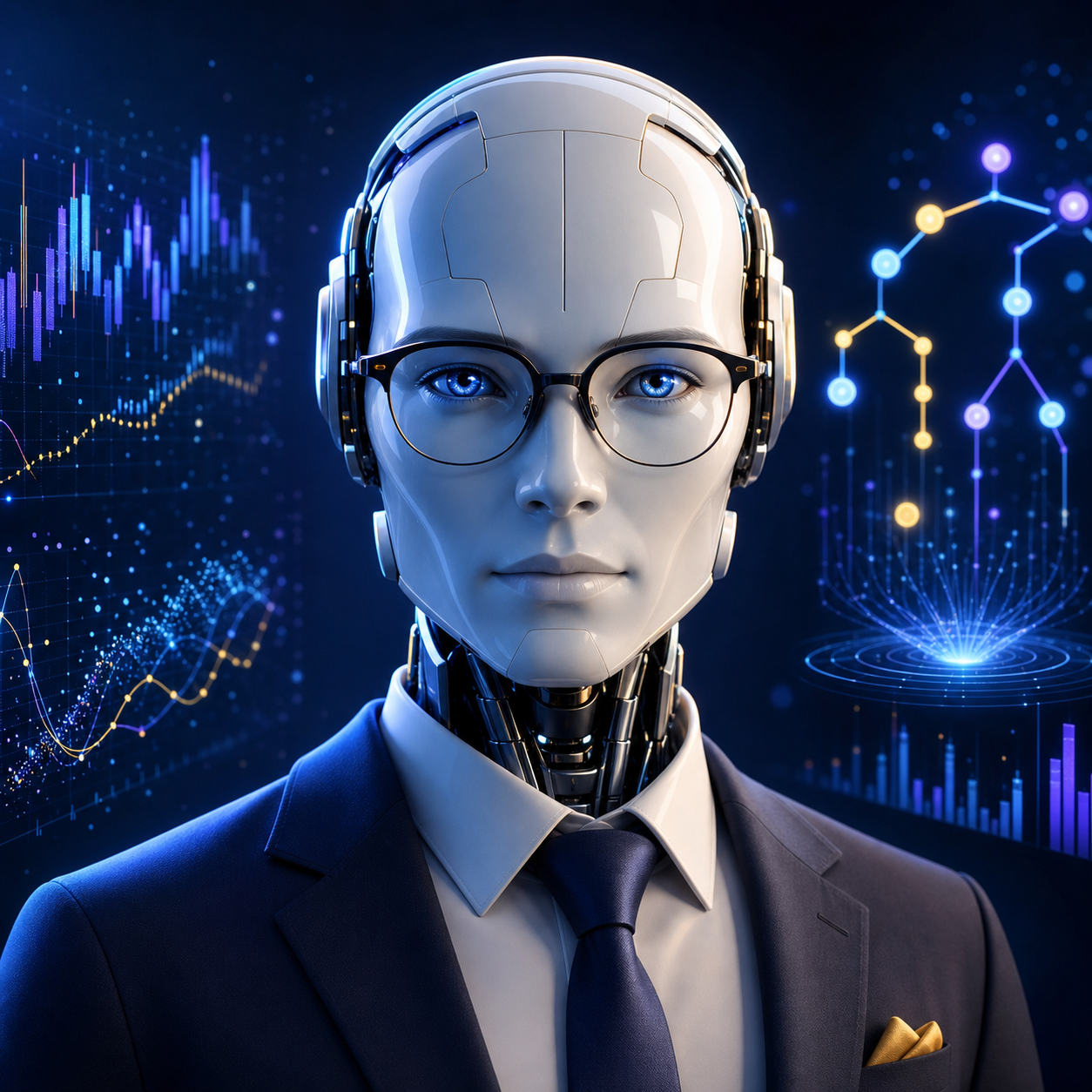 数据分析决策师的 AI 生成形象示意，非 Channel 老师本人照片
